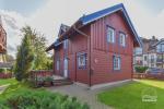 Villa Erika in Nida Zentrum - Blockhaus mit einem Hof und Terrasse