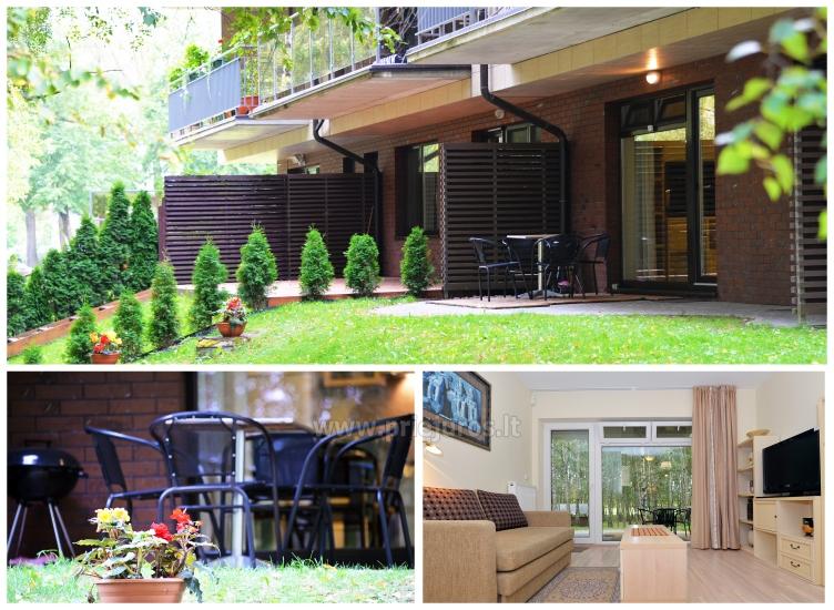 Ferienwohnung in Palanga Beržas. Erdgeschoss, Terrasse, geschlossenen Parkplatz - 1
