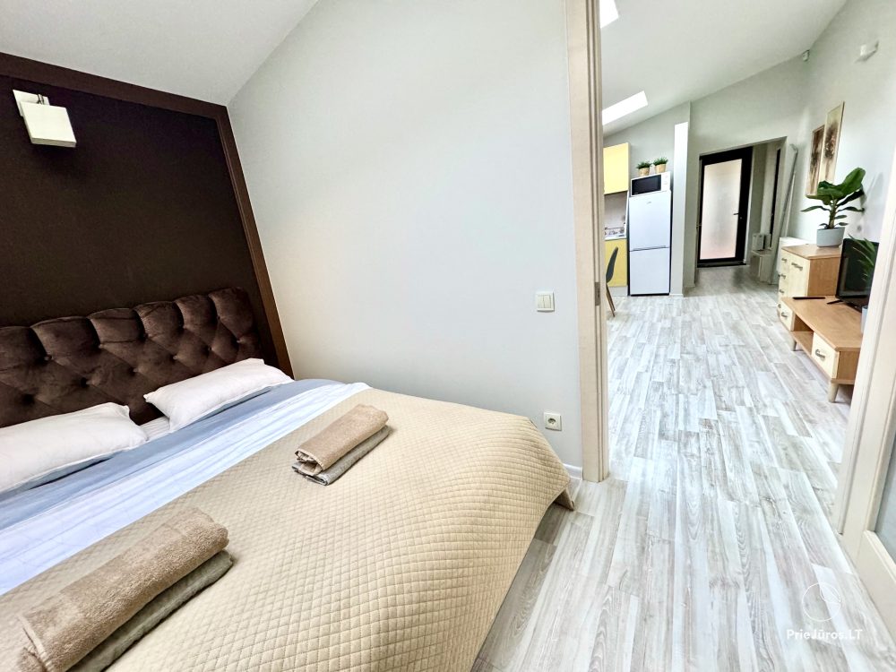 Zwei-Zimmer-Ferienwohnungen zur Miete im Zentrum von Palanga