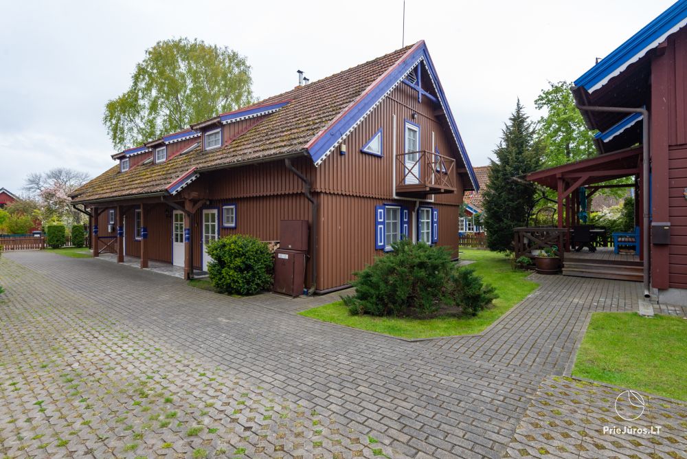 Apartments in Nida für 6-8 Gäste mit Sauna, eigenem Garten, in der Nähe des yachtclub