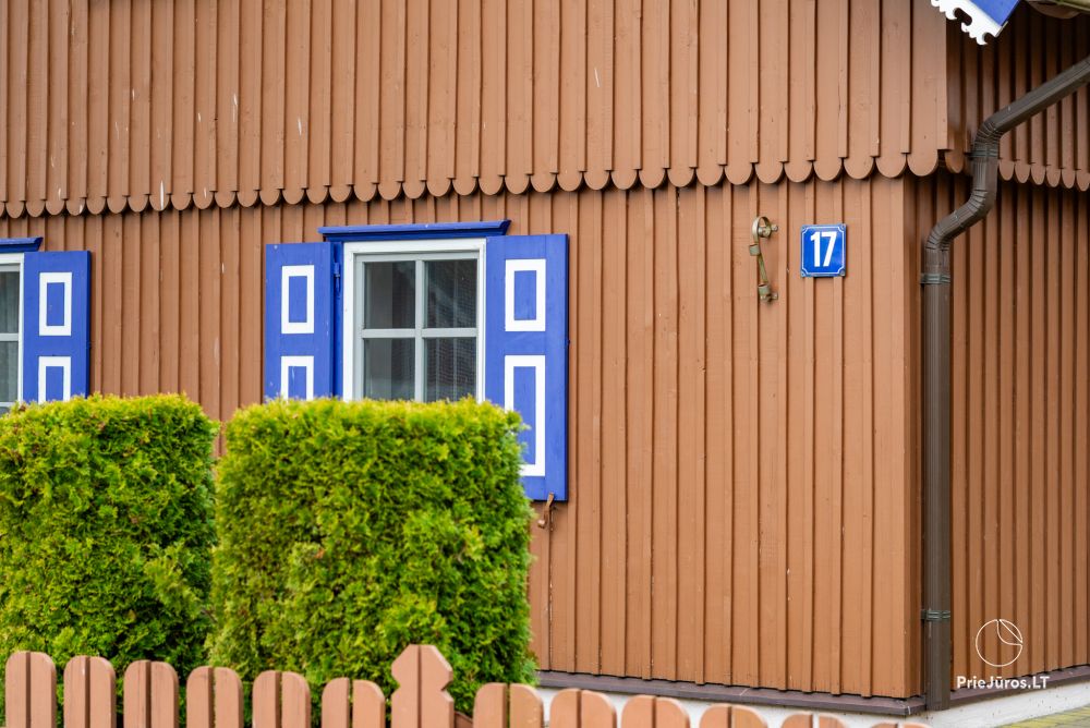 Apartments in Nida für 6-8 Gäste mit Sauna, eigenem Garten, in der Nähe des yachtclub