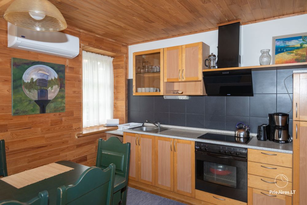 Apartments in Nida für 6-8 Gäste mit Sauna, eigenem Garten, in der Nähe des yachtclub