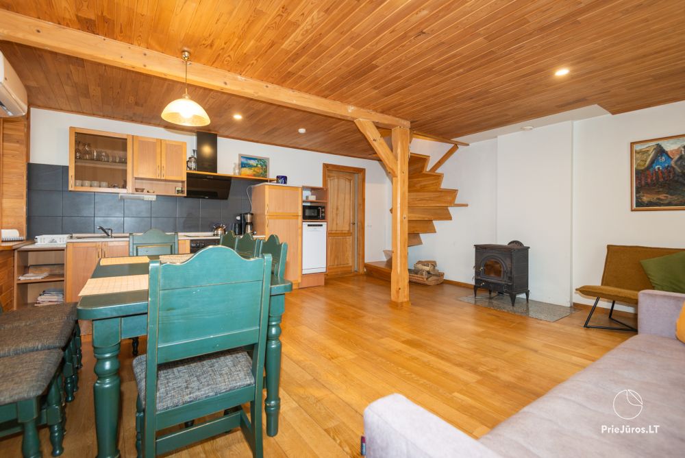 Apartments in Nida für 6-8 Gäste mit Sauna, eigenem Garten, in der Nähe des yachtclub