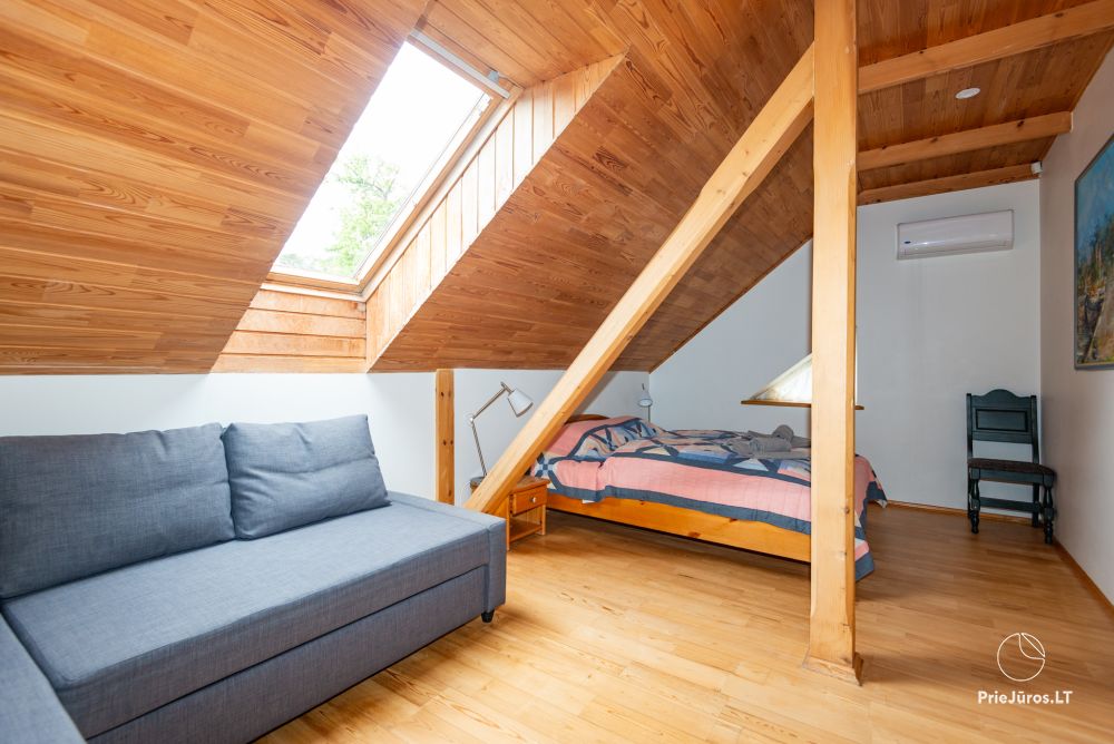 Apartments in Nida für 6-8 Gäste mit Sauna, eigenem Garten, in der Nähe des yachtclub