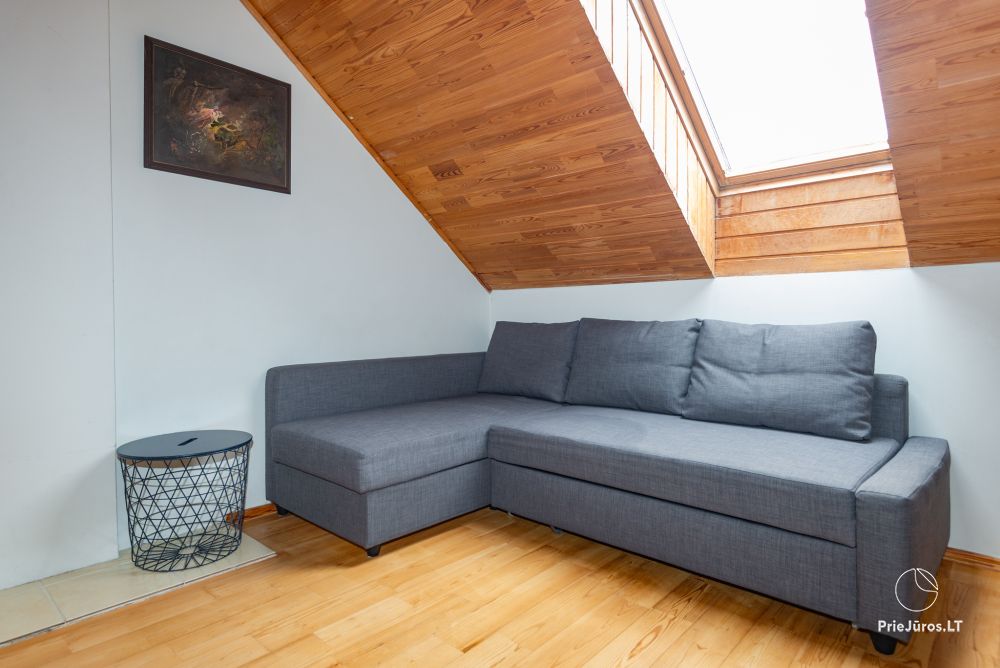Apartments in Nida für 6-8 Gäste mit Sauna, eigenem Garten, in der Nähe des yachtclub