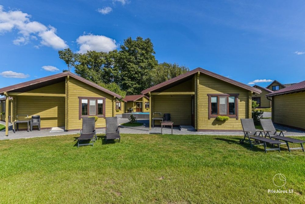 Bungalows mit Terrassen in Palanga Baure