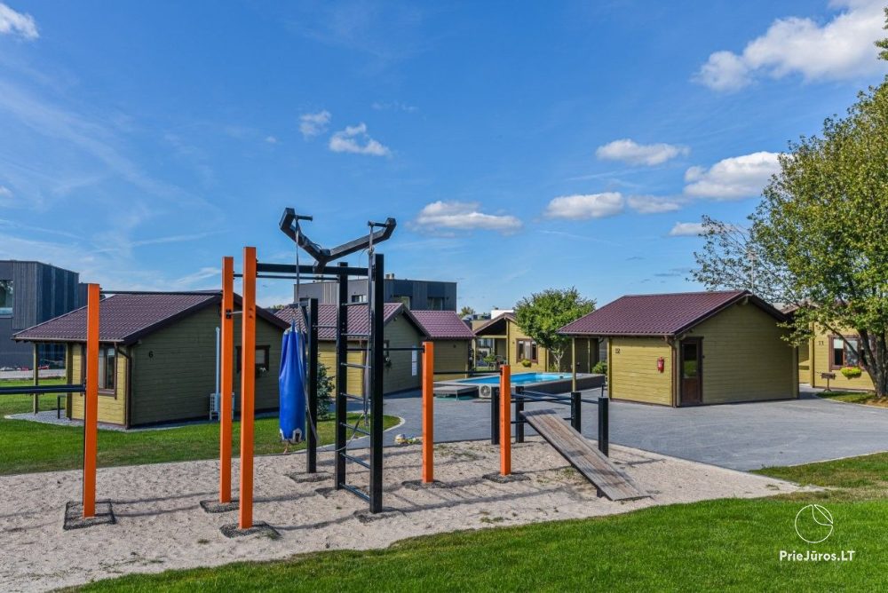 Bungalows mit Terrassen in Palanga Baure