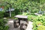 Nidden, Zweizimmerwohnung. Es gibt Gartenmöbel vor der Lagune. - 3