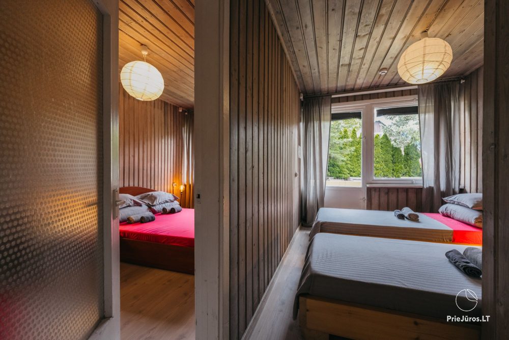 Hostel „El Nido“ am Lagunen-Ufer in Nida