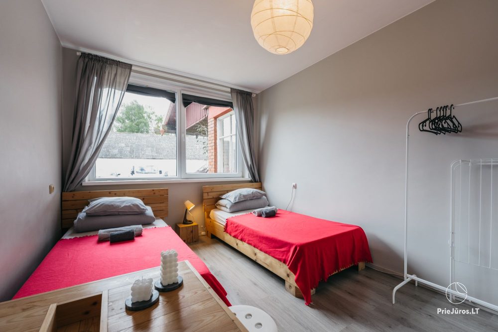 Hostel „El Nido“ am Lagunen-Ufer in Nida