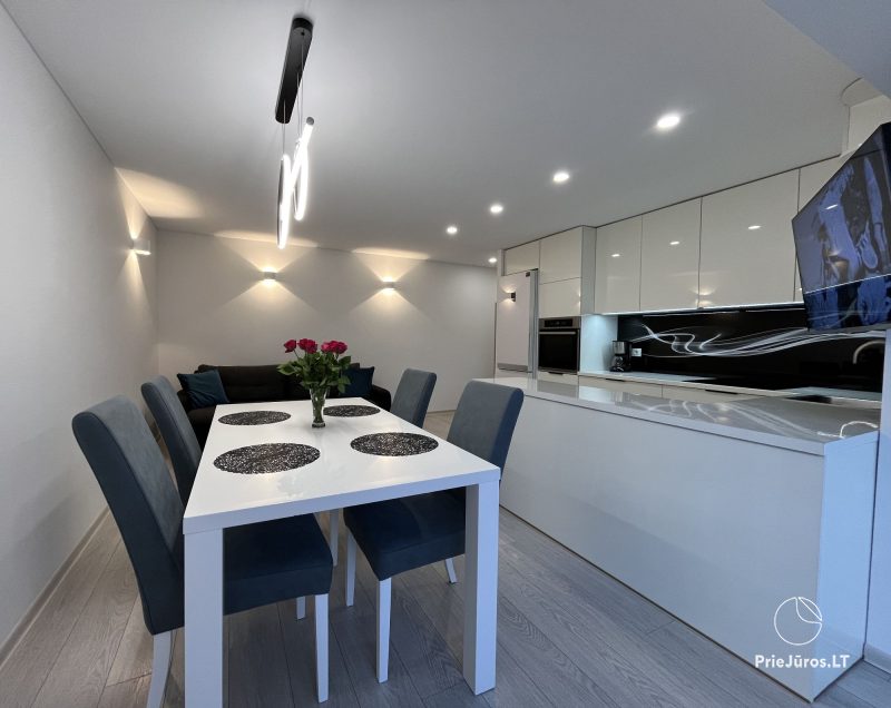 Moderne und elegante Dreizimmerwohnung im Zentrum von Nida