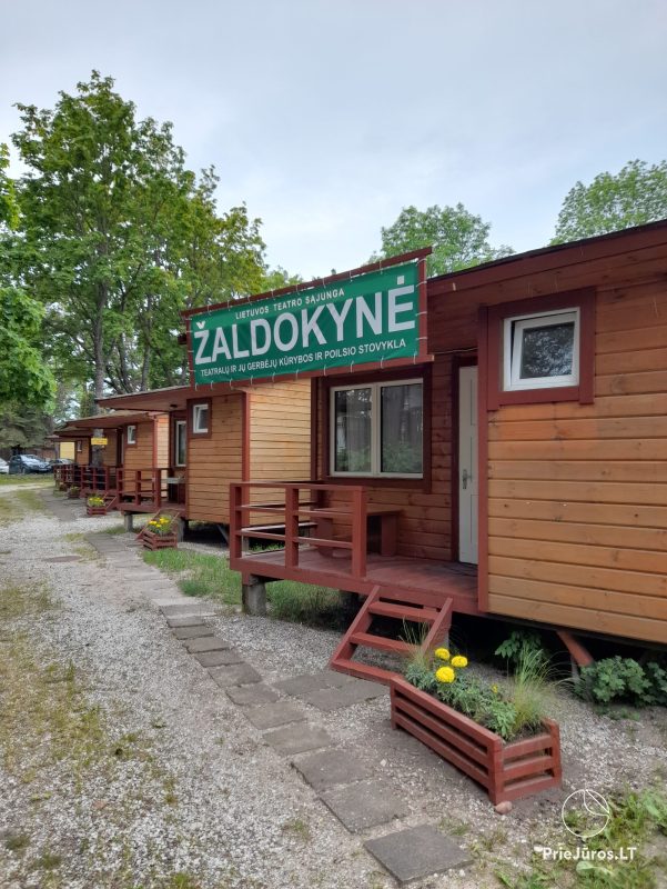 Ferienhäuser Žaldokynė. Nur 150 Meter zum Meer!