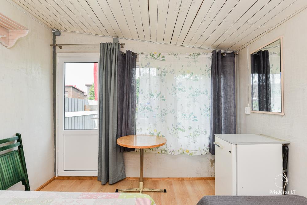 Ferienhütten, Wohnwagen, Platz für Zelte und Wohnmobile in Sventoji - Camping Kapitonas