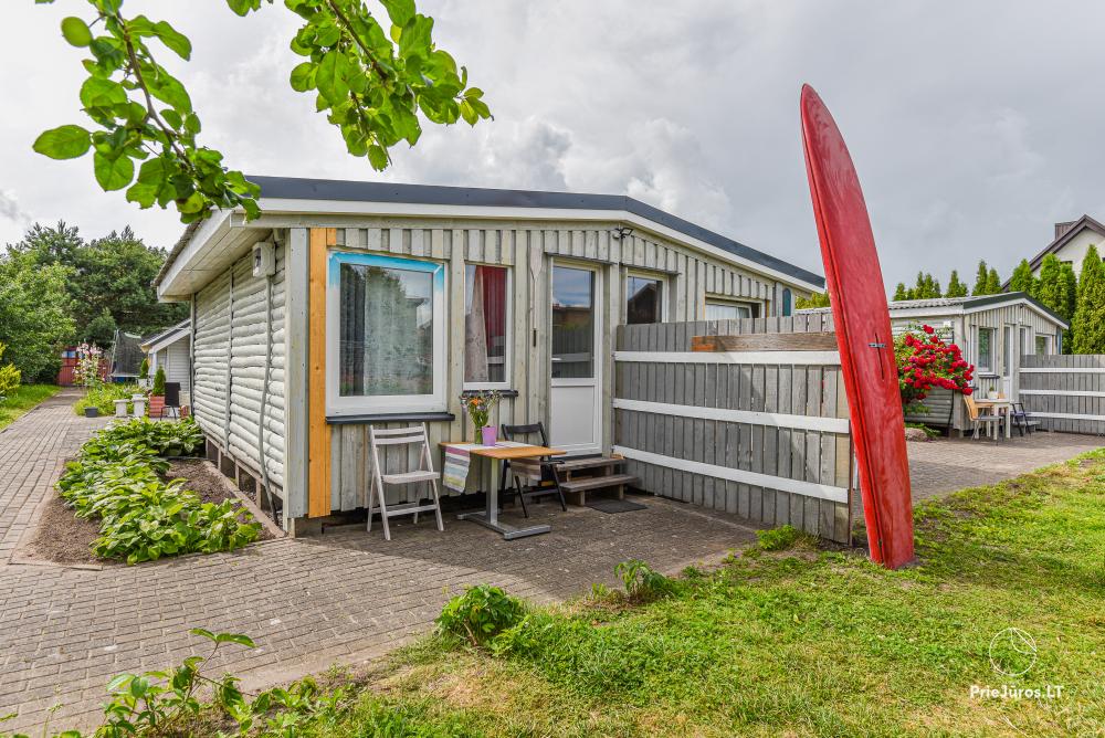 Ferienhütten, Wohnwagen, Platz für Zelte und Wohnmobile in Sventoji - Camping Kapitonas