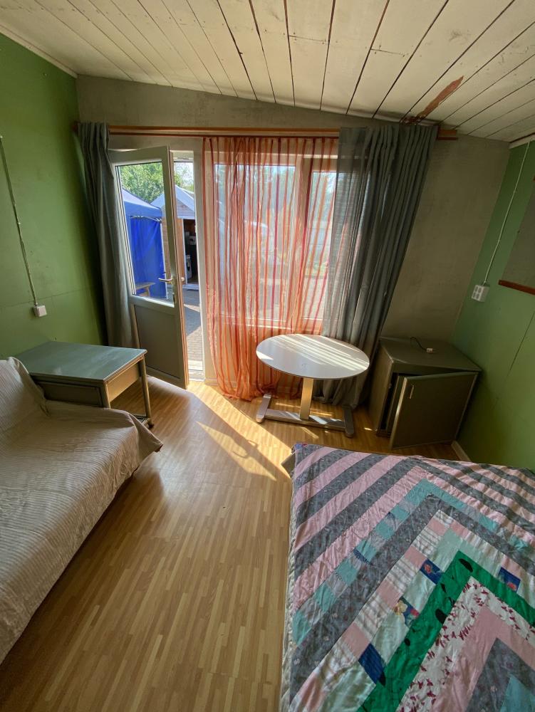 Ferienhütten, Wohnwagen, Platz für Zelte und Wohnmobile in Sventoji - Camping Kapitonas