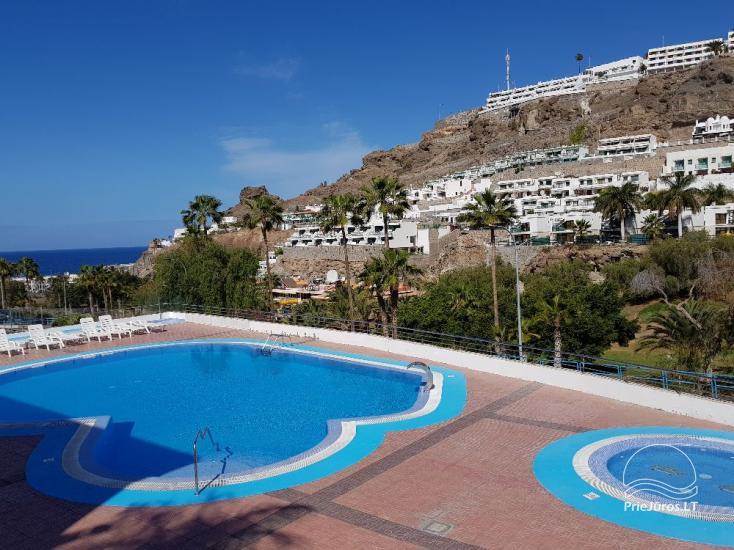 Zwei-Zimmer-Apartments mit einem großen Balkon im Süden von Gran Canaria, Puerto Rico - 1