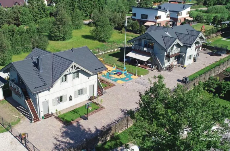 Baltu vila in Palanga - Neue Apartments für Familienurlaub 240 m vom Meer entfernt