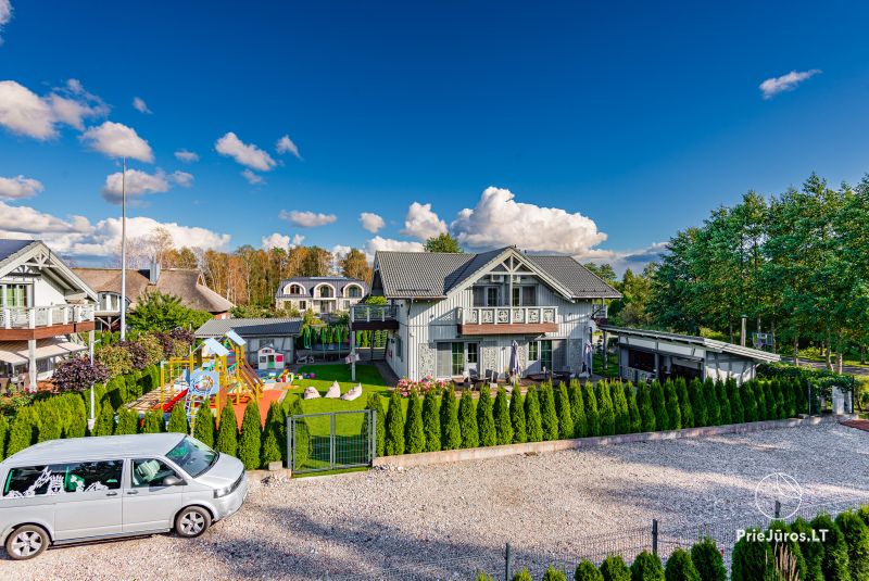 Baltu vila in Palanga - Neue Apartments für Familienurlaub 240 m vom Meer entfernt