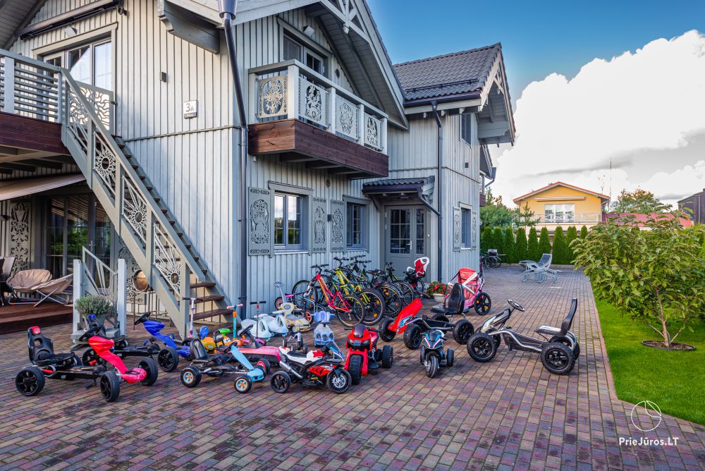Baltu vila in Palanga - Neue Apartments für Familienurlaub 240 m vom Meer entfernt