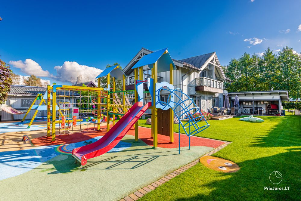 Baltu vila in Palanga - Neue Apartments für Familienurlaub 240 m vom Meer entfernt