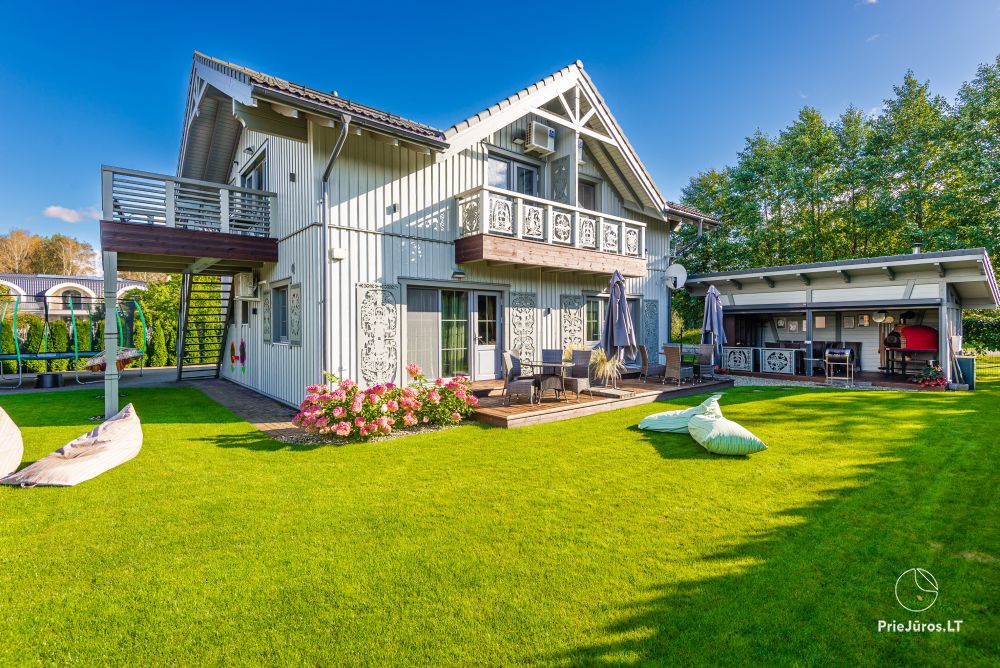 Baltu vila in Palanga - Neue Apartments für Familienurlaub 240 m vom Meer entfernt