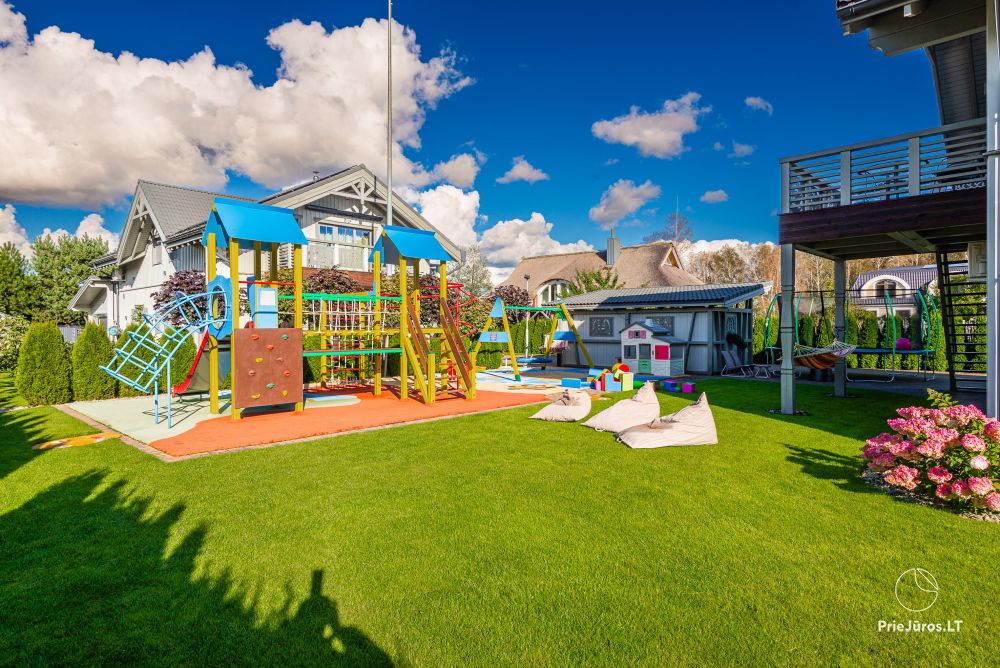 Baltu vila in Palanga - Neue Apartments für Familienurlaub 240 m vom Meer entfernt