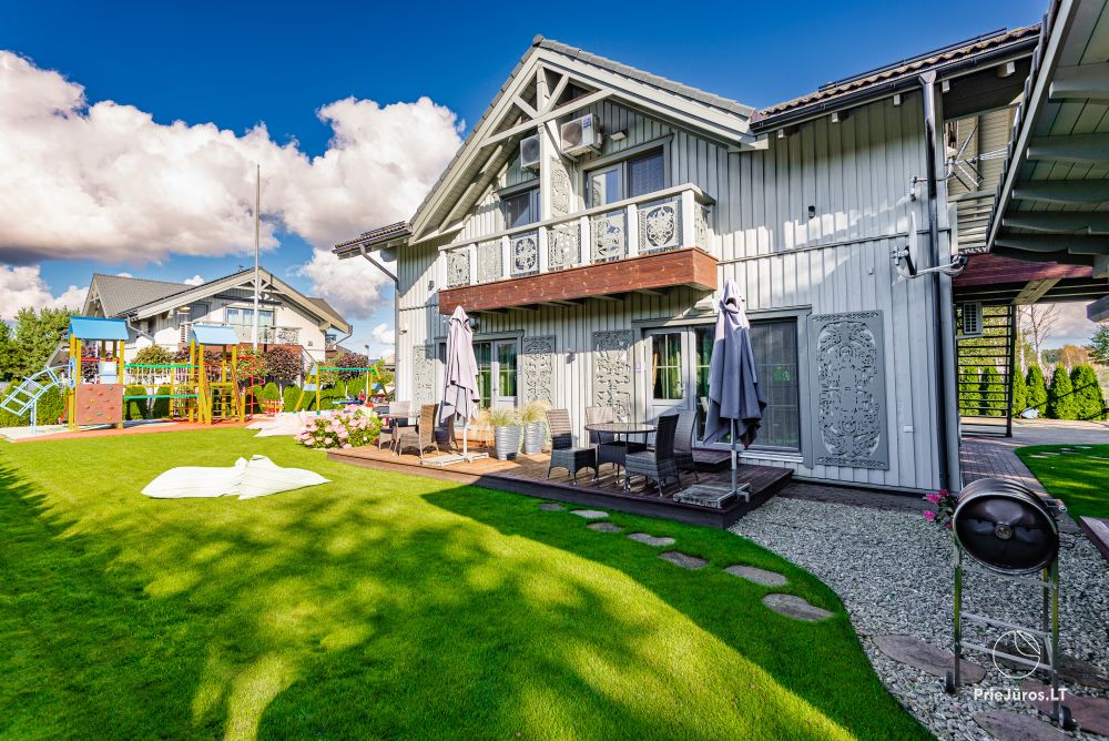 Baltu vila in Palanga - Neue Apartments für Familienurlaub 240 m vom Meer entfernt