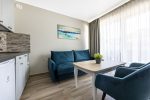 Apartmentkomplex und Restaurant Lagūna in Sventoji in unmittelbarer Nähe zum Meer