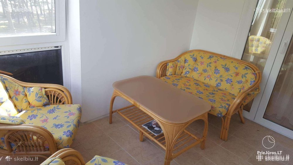 3 Zimmer Wohnung zur Miete in Nida, in der Nähe des Kurischen Haffs