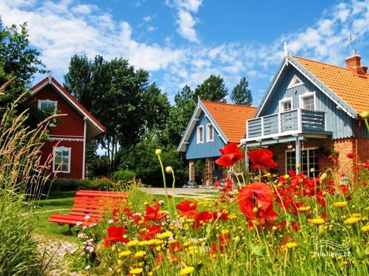Apartments und Zimmer in Palanga mit Küche, weitläufiger Garten, Kinderspielplatz, 500 m zum Meer