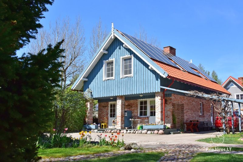 Apartments und Zimmer in Palanga mit Küche, weitläufiger Garten, Kinderspielplatz, 500 m zum Meer