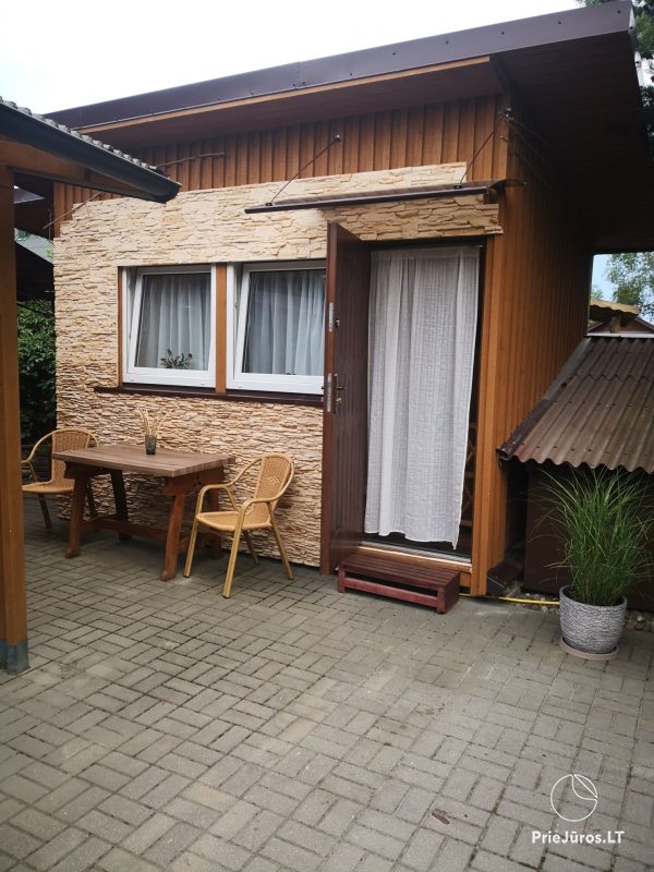 Ferienhaus für zwei Personen in Kunigiskes zu vermieten. Bis zum Meer nur 200 Meter!