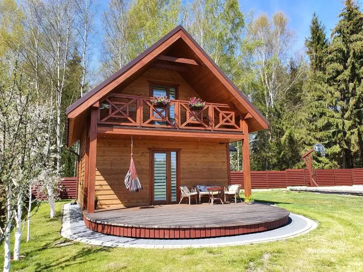 Hölzernes Ferienhaus - Mini Villa in Palanga