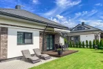 Gästehaus Meta in Palanga. Privater Garten, Terrasse