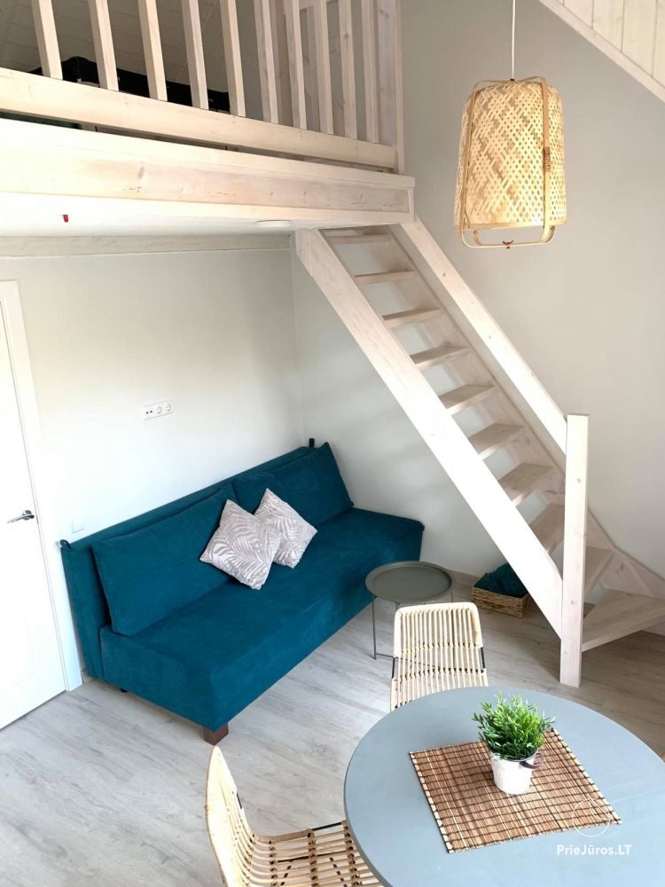 Kontininku apartment mit Pool in der Nähe des Waldes in Kunigiskiai