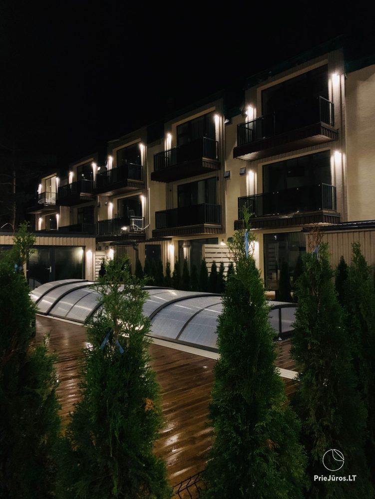 Kontininku apartment mit Pool in der Nähe des Waldes in Kunigiskiai