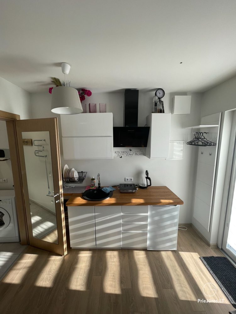 Apartment Furfa in Palanga, in Kunigiskiai. Pool im Hof