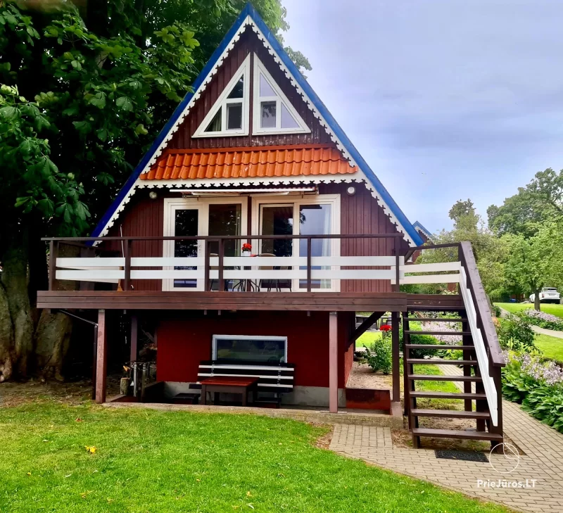 Märchenhaus im Zentrum von Nida, in der Kurischen Nehrung, in Litauen