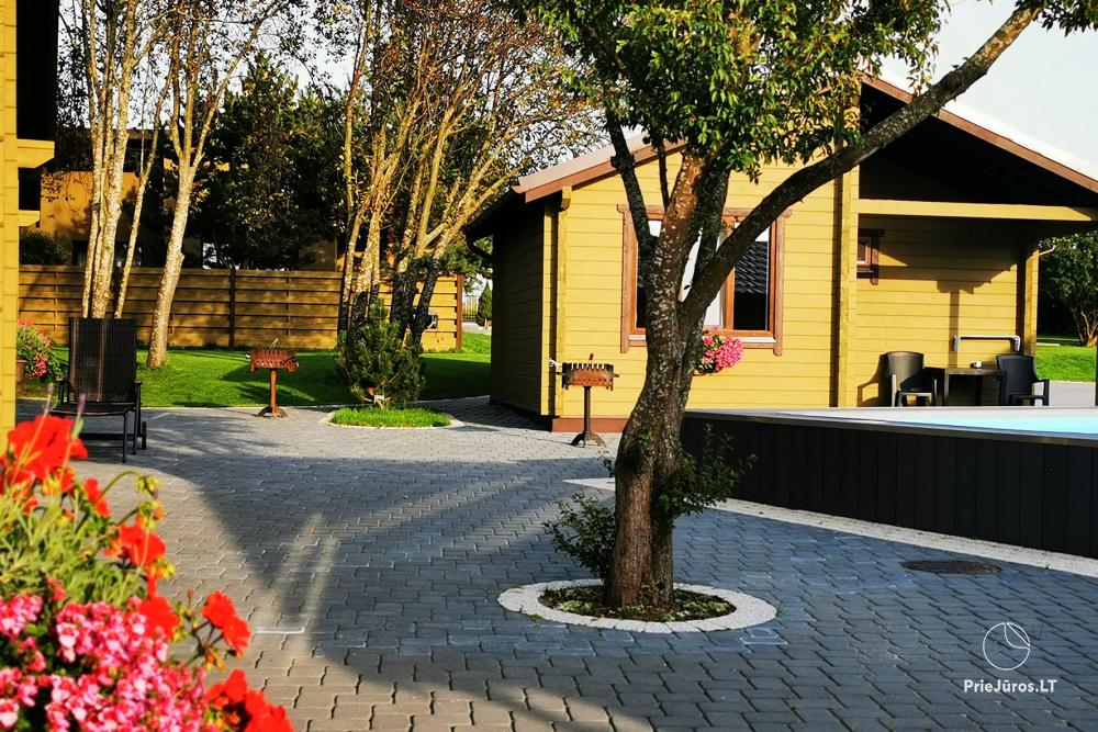 Ferienhütte für zwei in Palanga im Resort Baure