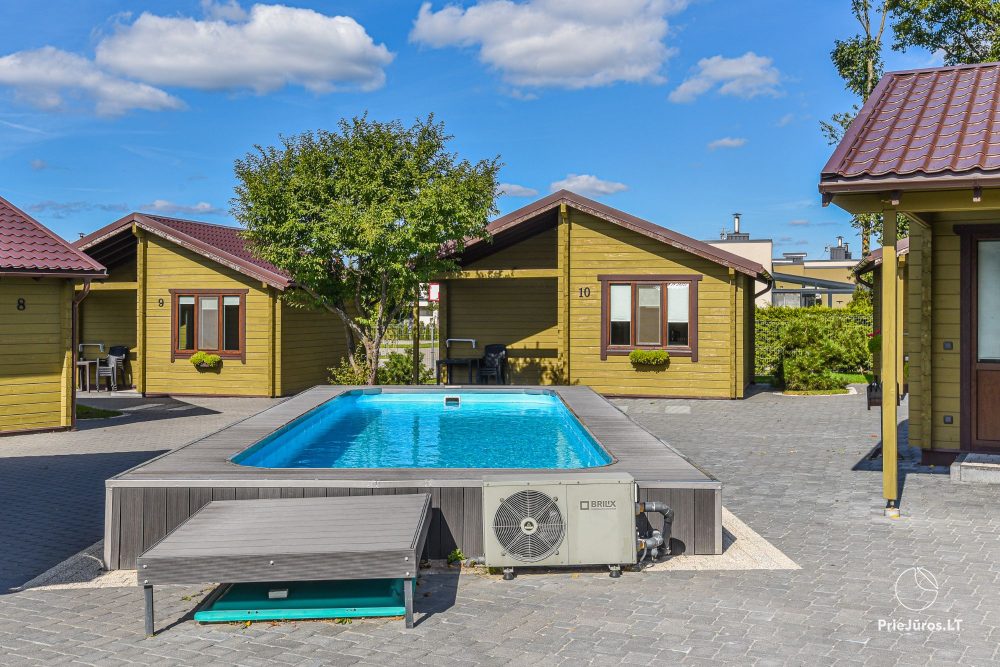 Ferienhütte für zwei in Palanga im Resort Baure