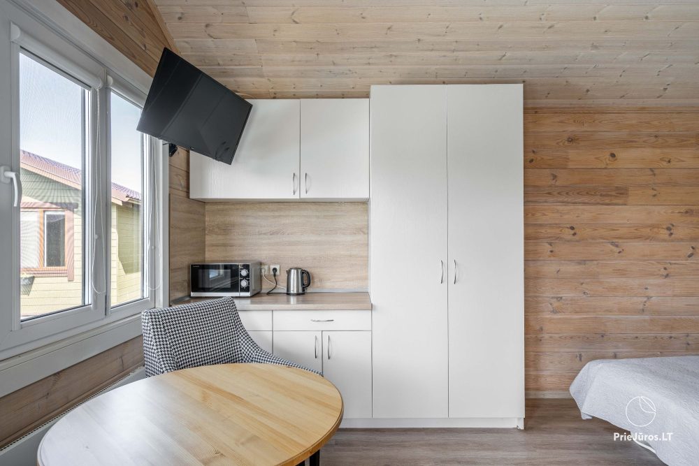 Ferienhütte für zwei in Palanga im Resort Baure