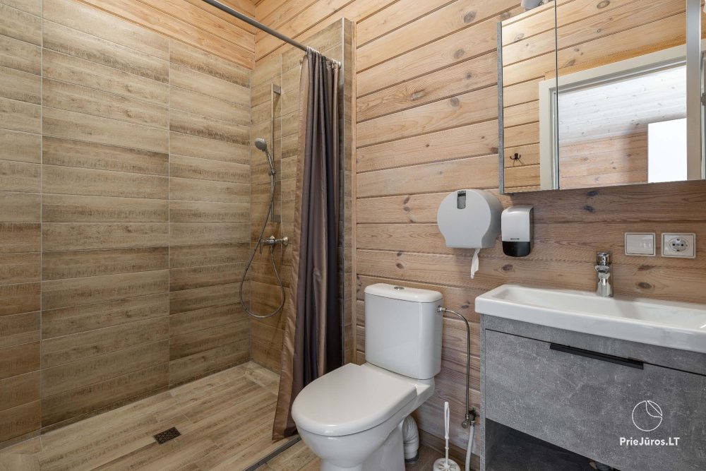 Ferienhütte für zwei in Palanga im Resort Baure