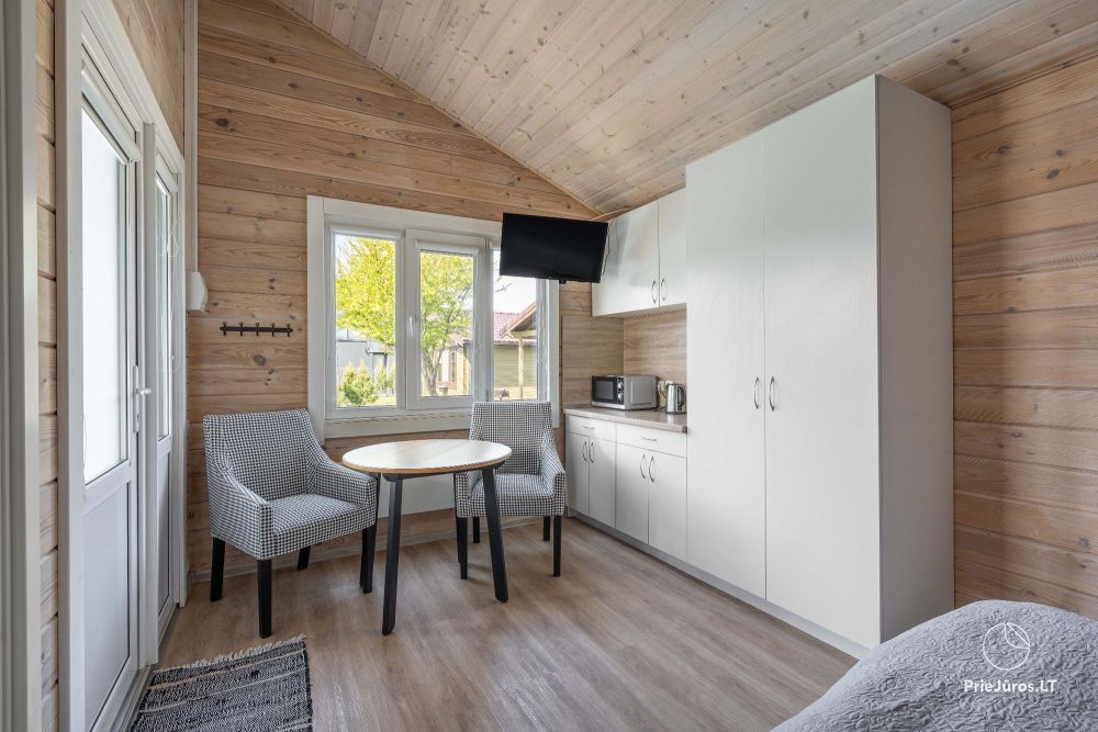 Ferienhütte für zwei in Palanga im Resort Baure