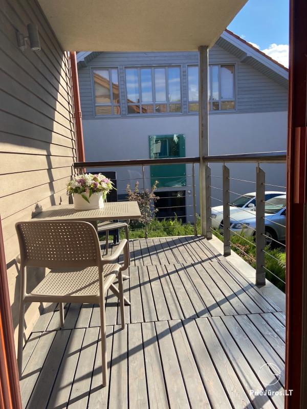 Studio-Apartment zu vermieten in Nida, in der Kurischen Nehrung: im 1. Stock, mit Terrasse