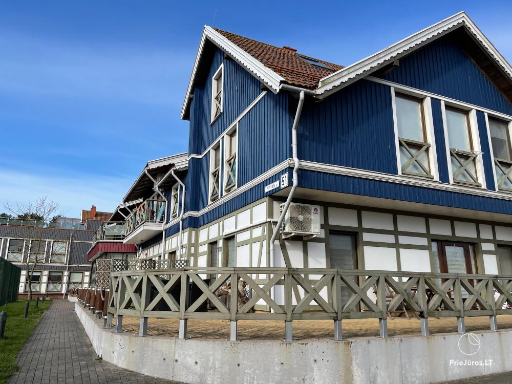 Apartments in Nida Come’In Nida mit Blick auf die Kurische Lagune