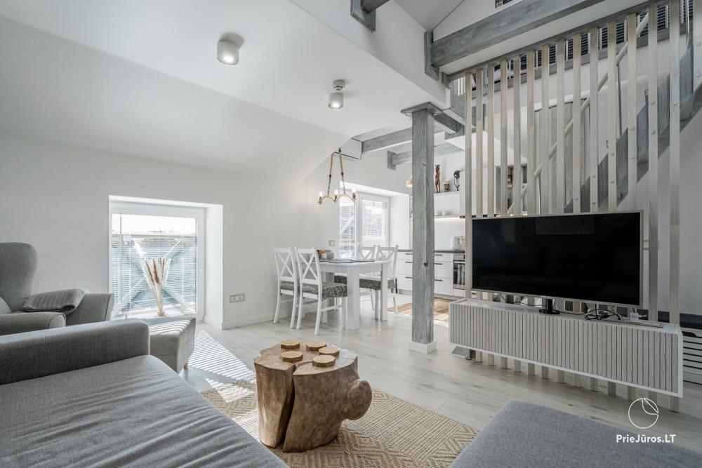 Apartments in Nida Come’In Nida mit Blick auf die Kurische Lagune