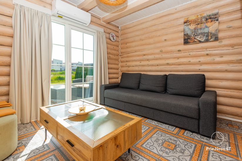 Ferienwohnung in Šventoji mit separatem Eingang und Terrasse Šventosios liuksas