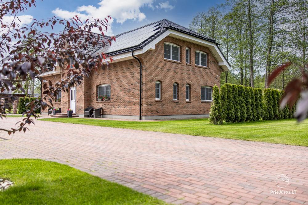 Villa Aido - geräumige Apartments zur Miete in Palanga, in Kunigiskiai. Zum Meer nur 200 Meter!