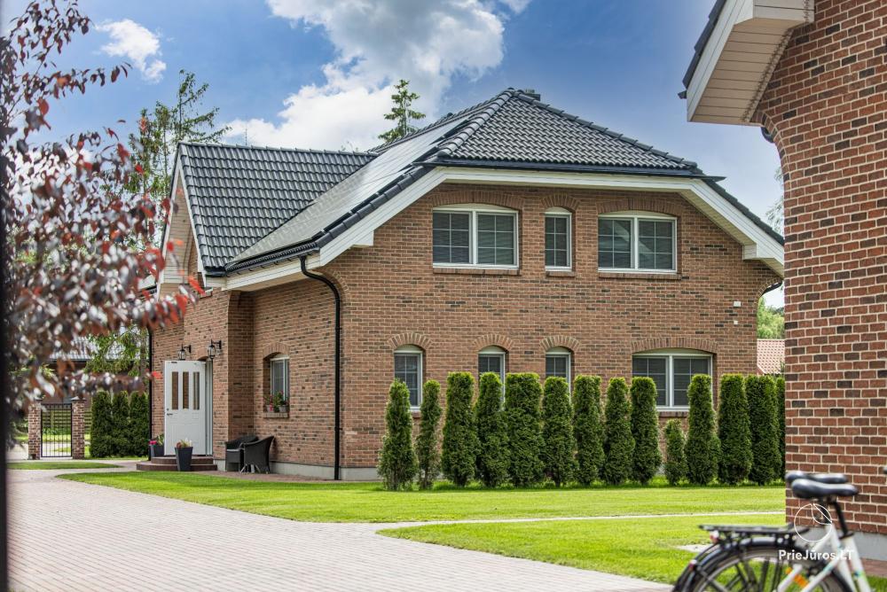 Villa Aido - geräumige Apartments zur Miete in Palanga, in Kunigiskiai. Zum Meer nur 200 Meter!