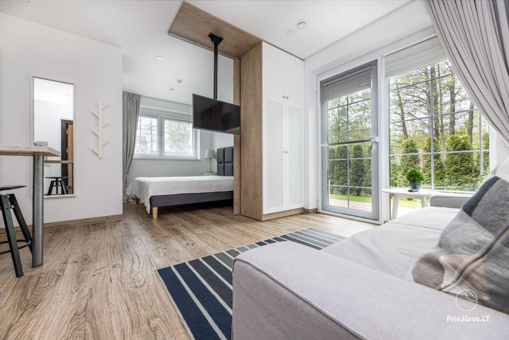 Villa Aido - geräumige Apartments zur Miete in Palanga, in Kunigiskiai. Zum Meer nur 200 Meter!